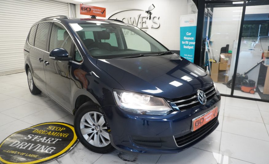 2014 (AUG) VW SHARAN 2.0 TDi SE BlueMOTION 7 SEATER — JUST HAD NEW FLYWHEEL AND CLUTCH KIT