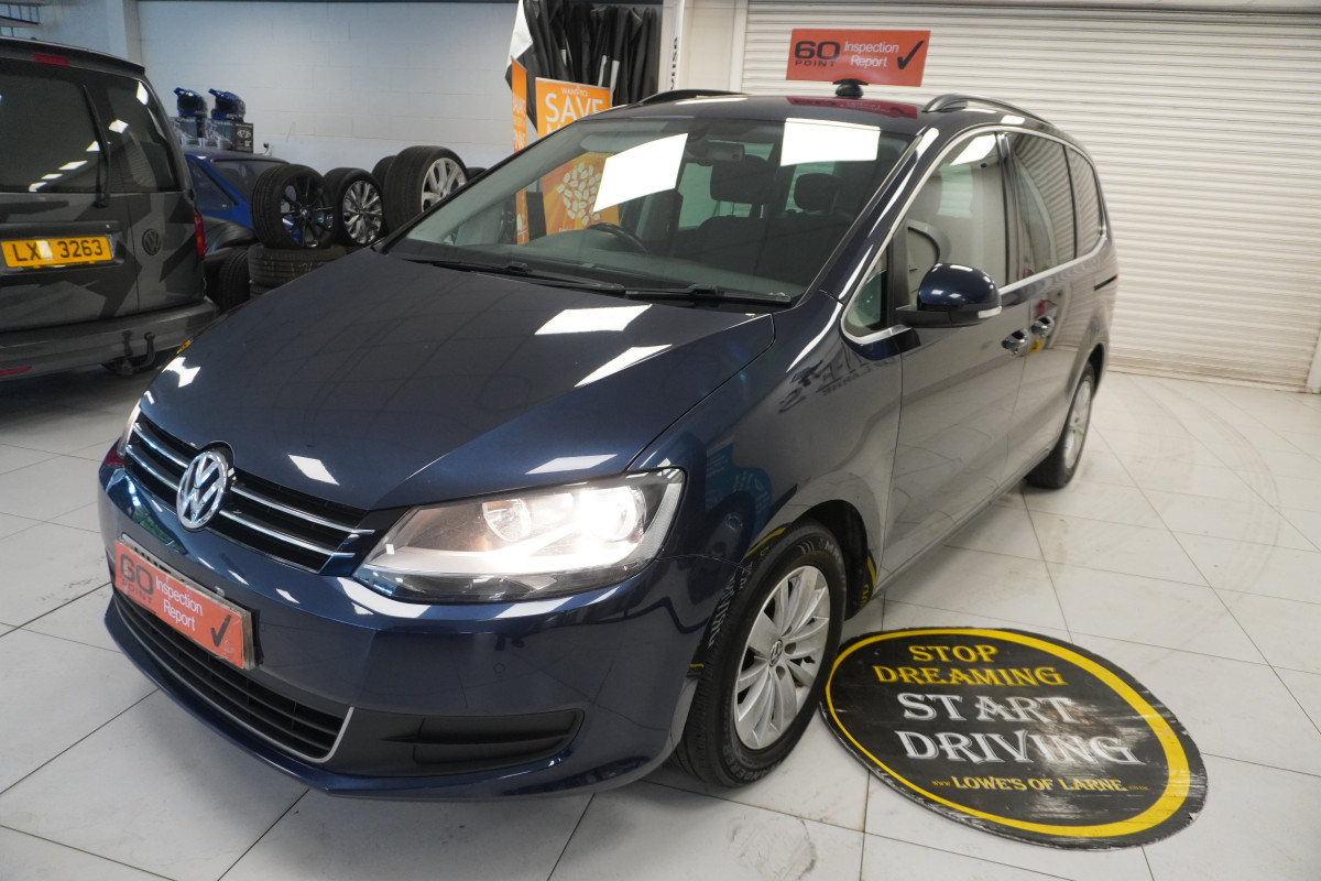 2014 (AUG) VW SHARAN 2.0 TDi SE BlueMOTION 7 SEATER — JUST HAD NEW FLYWHEEL AND CLUTCH KIT
