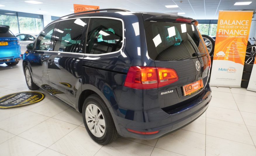 2014 (AUG) VW SHARAN 2.0 TDi SE BlueMOTION 7 SEATER — JUST HAD NEW FLYWHEEL AND CLUTCH KIT