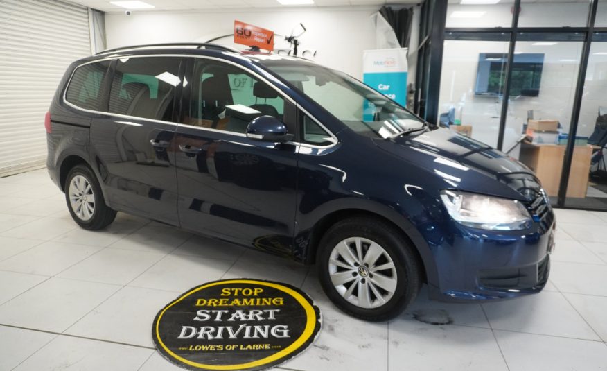 2014 (AUG) VW SHARAN 2.0 TDi SE BlueMOTION 7 SEATER — JUST HAD NEW FLYWHEEL AND CLUTCH KIT