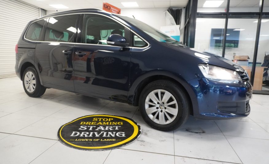 2014 (AUG) VW SHARAN 2.0 TDi SE BlueMOTION 7 SEATER — JUST HAD NEW FLYWHEEL AND CLUTCH KIT