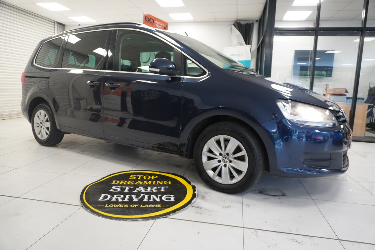 2014 (AUG) VW SHARAN 2.0 TDi SE BlueMOTION 7 SEATER — JUST HAD NEW FLYWHEEL AND CLUTCH KIT