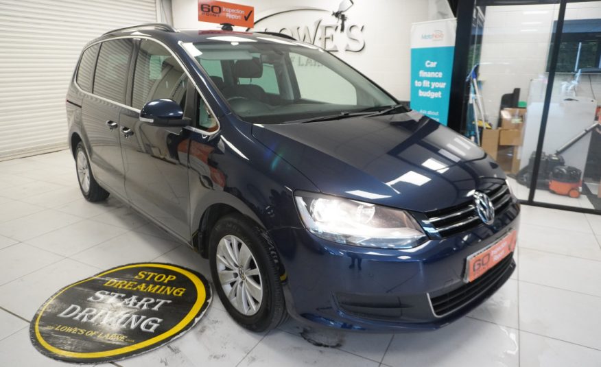 2014 (AUG) VW SHARAN 2.0 TDi SE BlueMOTION 7 SEATER — JUST HAD NEW FLYWHEEL AND CLUTCH KIT