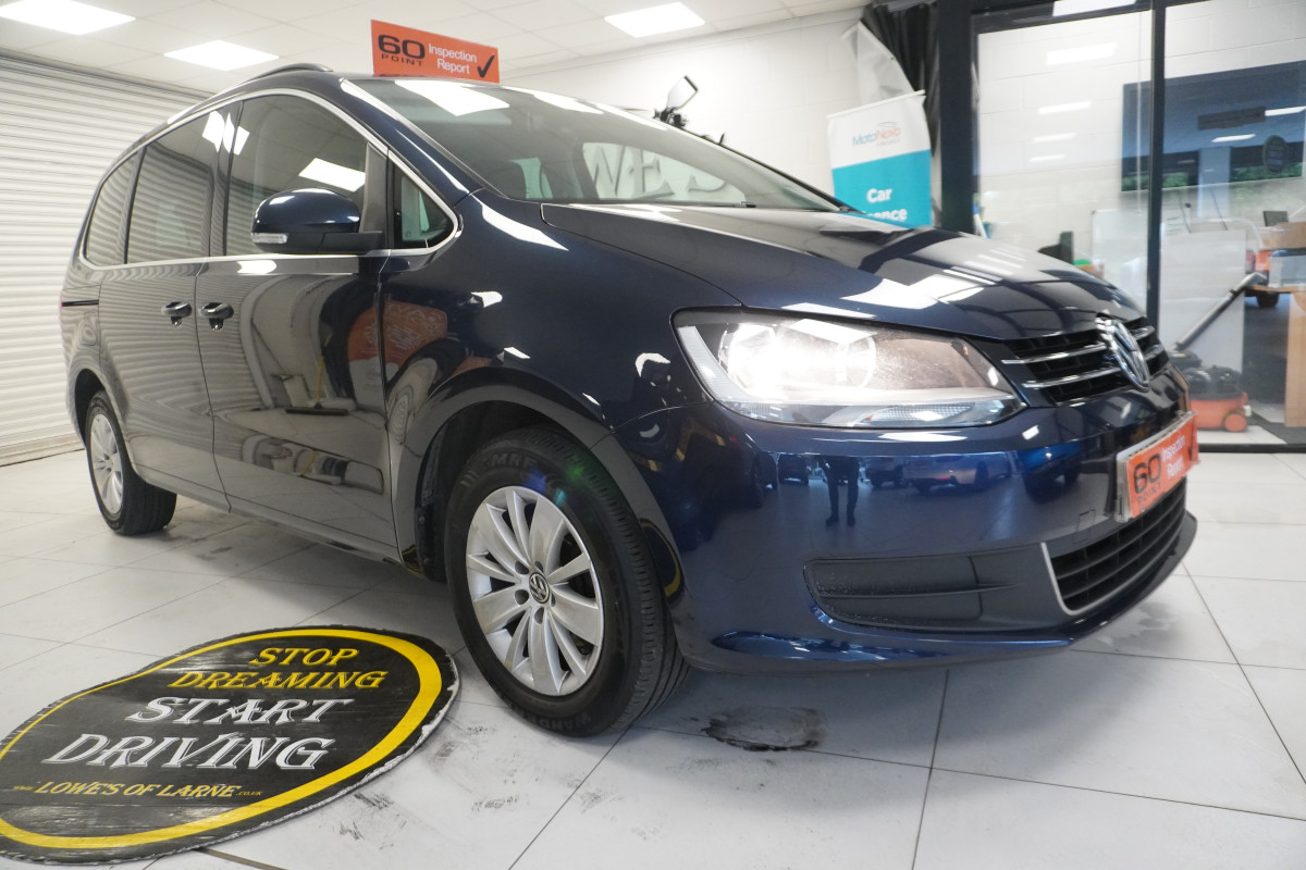 2014 (AUG) VW SHARAN 2.0 TDi SE BlueMOTION 7 SEATER — JUST HAD NEW FLYWHEEL AND CLUTCH KIT