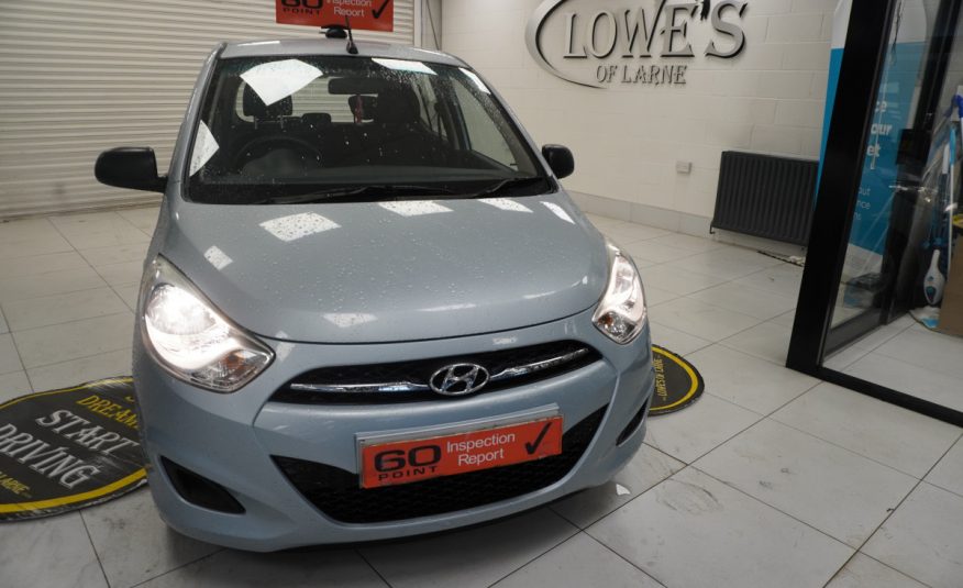2013 (AUG) HYUNDAI i10 1.2 CLASSIC 5 DOOR with ONLY 69K — GREAT FIRST CAR LOW INSURANCE — ONLY £20 TAX