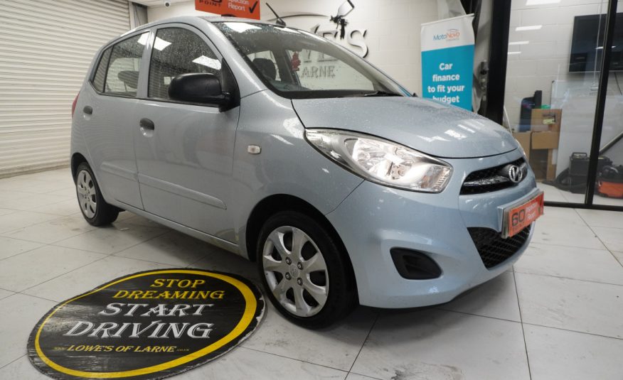 2013 (AUG) HYUNDAI i10 1.2 CLASSIC 5 DOOR with ONLY 69K — GREAT FIRST CAR LOW INSURANCE — ONLY £20 TAX