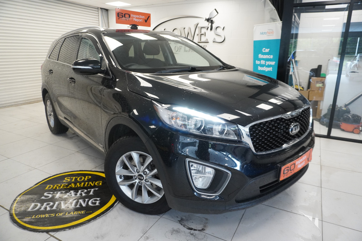 2016 (AUG) KIA SORENTO 2.2 CRDi KX-1 (4 WHEEL DRIVE) — 7 SEATER — ONLY 59,000 MILES
