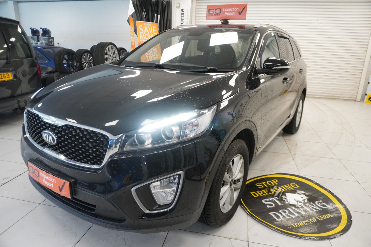 2016 (AUG) KIA SORENTO 2.2 CRDi KX-1 (4 WHEEL DRIVE) — 7 SEATER — ONLY 59,000 MILES