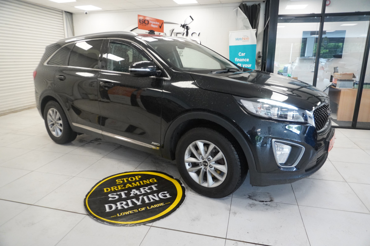 2016 (AUG) KIA SORENTO 2.2 CRDi KX-1 (4 WHEEL DRIVE) — 7 SEATER — ONLY 59,000 MILES