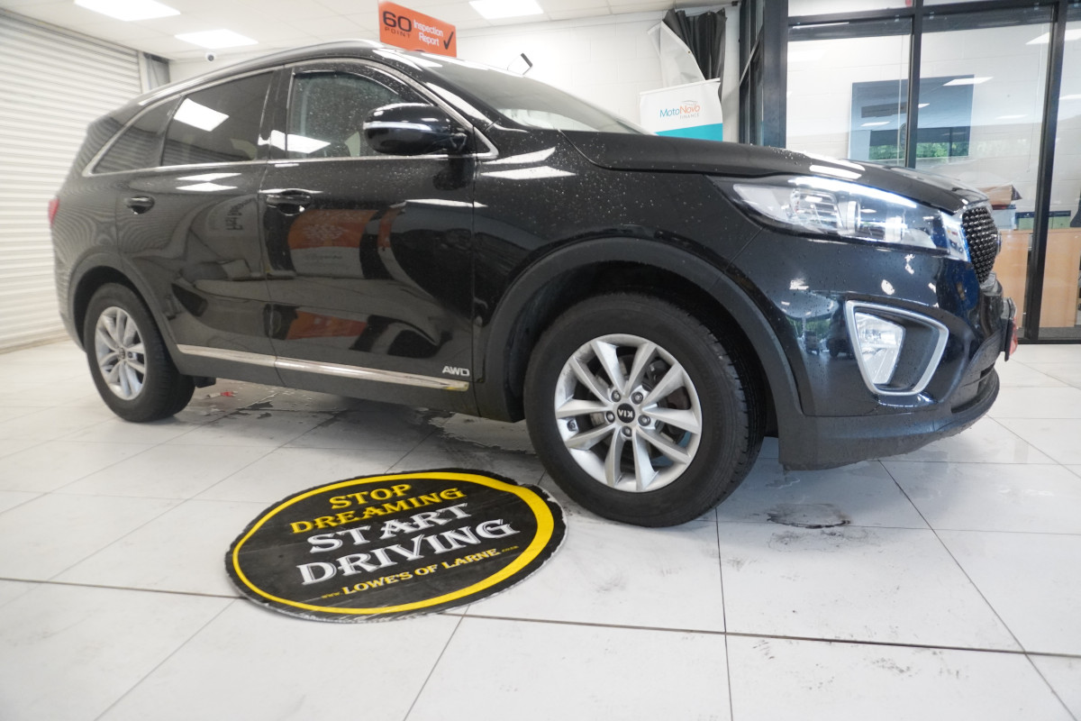 2016 (AUG) KIA SORENTO 2.2 CRDi KX-1 (4 WHEEL DRIVE) — 7 SEATER — ONLY 59,000 MILES