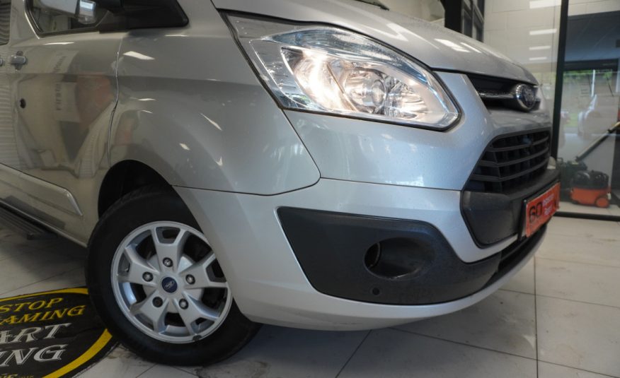 2014 (AUG) FORD TRANSIT TOURNEO CUSTOM 2.2 TDCi EcoTECH 300 LIMITED — 9 SEATER — LEATHER