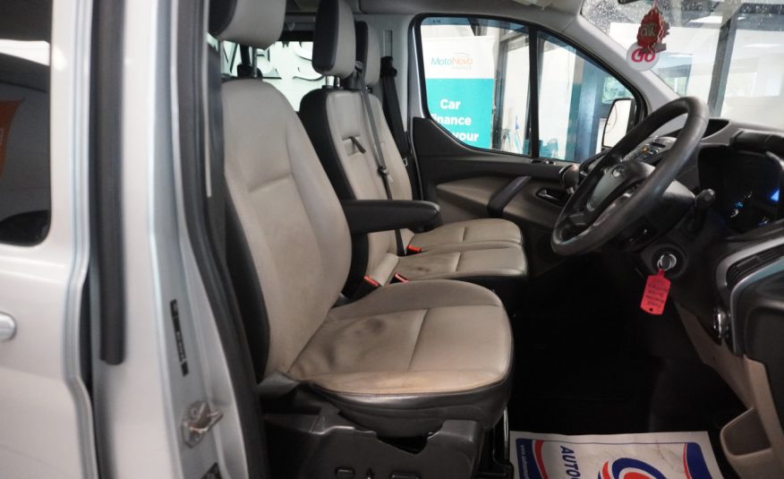 2014 (AUG) FORD TRANSIT TOURNEO CUSTOM 2.2 TDCi EcoTECH 300 LIMITED — 9 SEATER — LEATHER