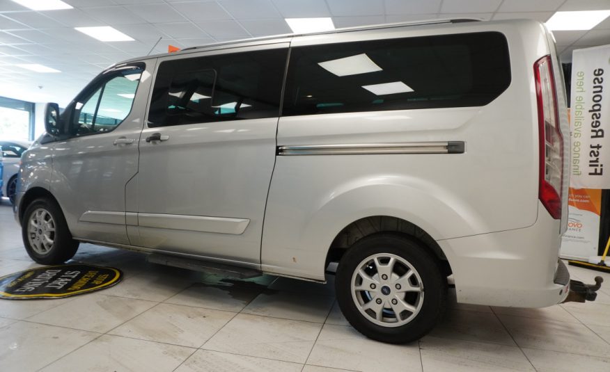 2014 (AUG) FORD TRANSIT TOURNEO CUSTOM 2.2 TDCi EcoTECH 300 LIMITED — 9 SEATER — LEATHER