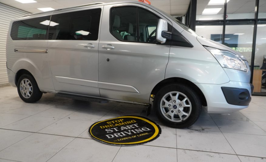 2014 (AUG) FORD TRANSIT TOURNEO CUSTOM 2.2 TDCi EcoTECH 300 LIMITED — 9 SEATER — LEATHER