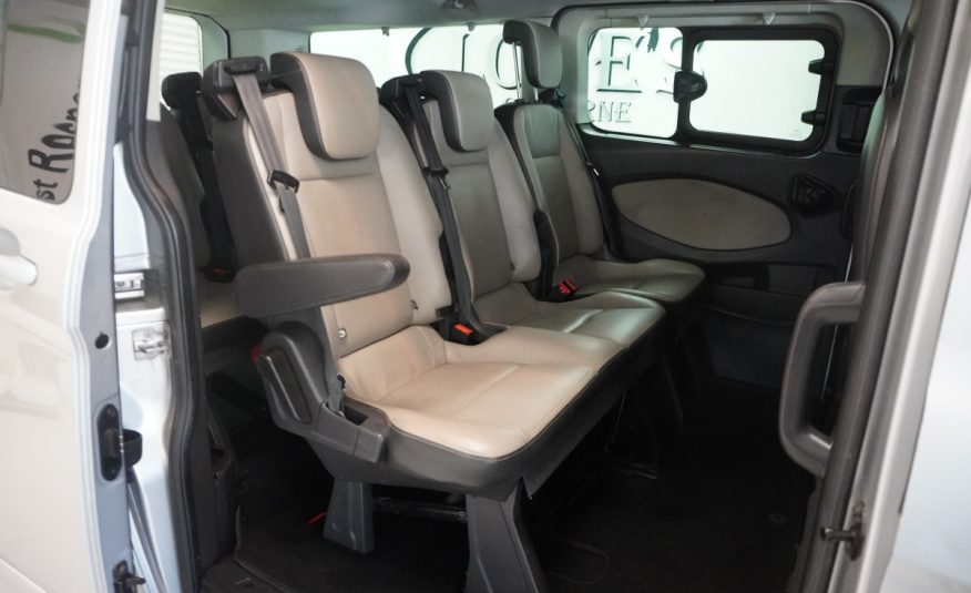 2014 (AUG) FORD TRANSIT TOURNEO CUSTOM 2.2 TDCi EcoTECH 300 LIMITED — 9 SEATER — LEATHER