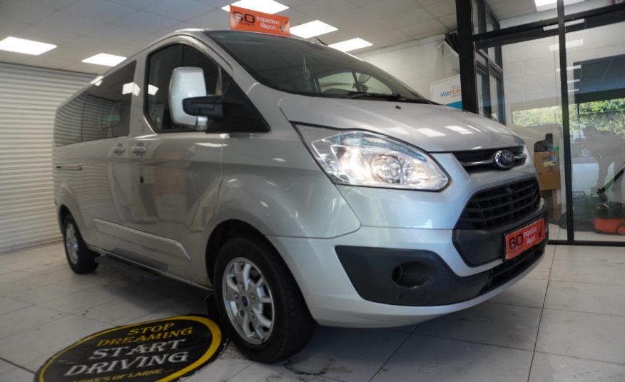 2014 (AUG) FORD TRANSIT TOURNEO CUSTOM 2.2 TDCi EcoTECH 300 LIMITED — 9 SEATER — LEATHER