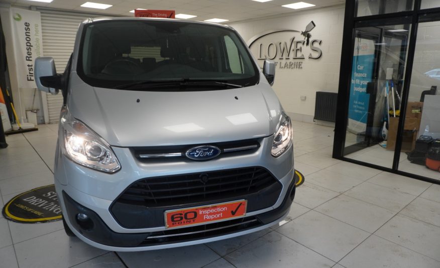 2018 (APRIL) FORD TRANSIT TOURNEO CUSTOM 2.0 TDCi 310 EcoBLUE TITANIUM AUTO — 7 SEATER + WHEELCHAIR (WAV)