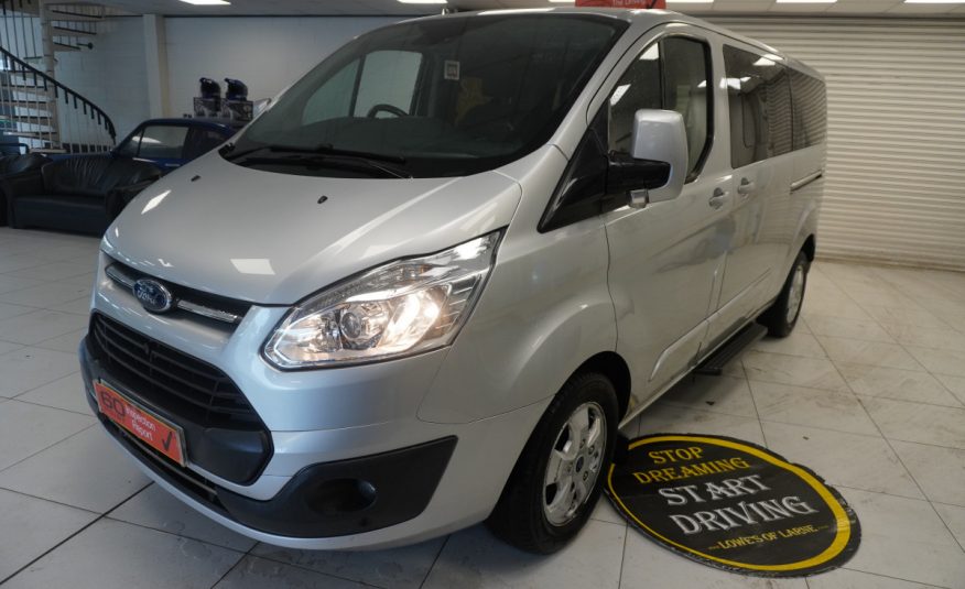 2018 (APRIL) FORD TRANSIT TOURNEO CUSTOM 2.0 TDCi 310 EcoBLUE TITANIUM AUTO — 7 SEATER + WHEELCHAIR (WAV)