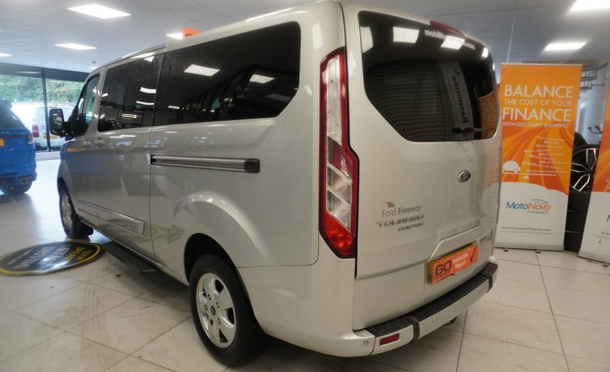 2018 (APRIL) FORD TRANSIT TOURNEO CUSTOM 2.0 TDCi 310 EcoBLUE TITANIUM AUTO — 7 SEATER + WHEELCHAIR (WAV)