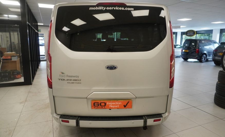 2018 (APRIL) FORD TRANSIT TOURNEO CUSTOM 2.0 TDCi 310 EcoBLUE TITANIUM AUTO — 7 SEATER + WHEELCHAIR (WAV)