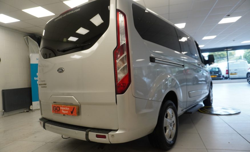 2018 (APRIL) FORD TRANSIT TOURNEO CUSTOM 2.0 TDCi 310 EcoBLUE TITANIUM AUTO — 7 SEATER + WHEELCHAIR (WAV)