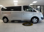 2018 (APRIL) FORD TRANSIT TOURNEO CUSTOM 2.0 TDCi 310 EcoBLUE TITANIUM AUTO — 7 SEATER + WHEELCHAIR (WAV)