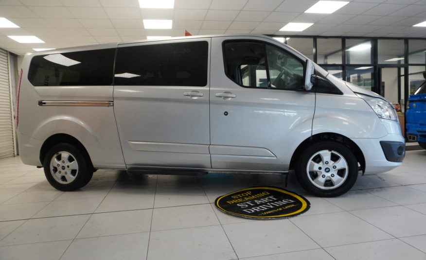 2018 (APRIL) FORD TRANSIT TOURNEO CUSTOM 2.0 TDCi 310 EcoBLUE TITANIUM AUTO — 7 SEATER + WHEELCHAIR (WAV)