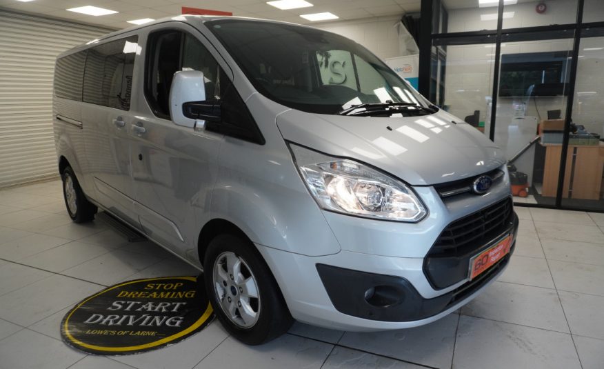 2018 (APRIL) FORD TRANSIT TOURNEO CUSTOM 2.0 TDCi 310 EcoBLUE TITANIUM AUTO — 7 SEATER + WHEELCHAIR (WAV)