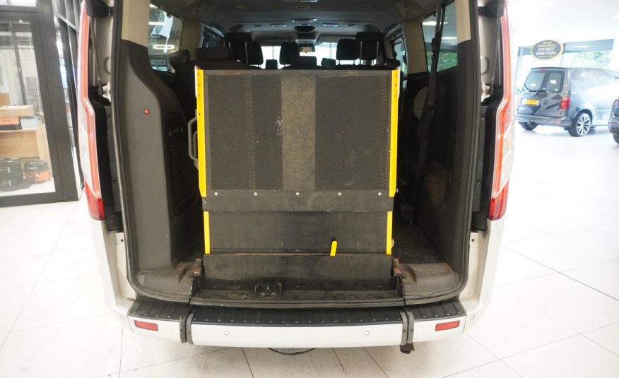 2018 (APRIL) FORD TRANSIT TOURNEO CUSTOM 2.0 TDCi 310 EcoBLUE TITANIUM AUTO — 7 SEATER + WHEELCHAIR (WAV)