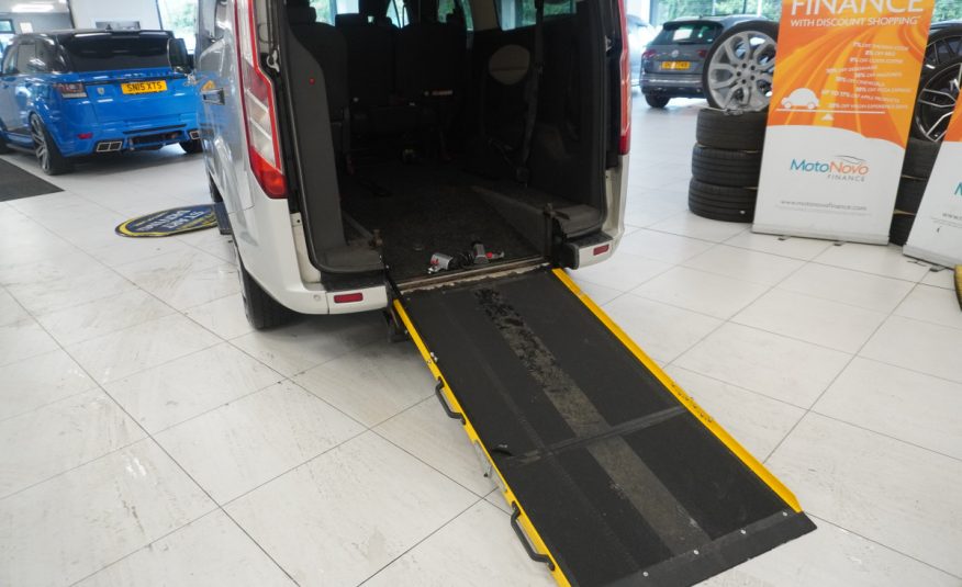 2018 (APRIL) FORD TRANSIT TOURNEO CUSTOM 2.0 TDCi 310 EcoBLUE TITANIUM AUTO — 7 SEATER + WHEELCHAIR (WAV)