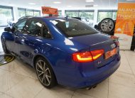 2015 AUDI A4 2.0 TDi S LINE BLACK EDITION PLUS in SEPANG BLUE with BLACK LEATHER & 19″ ALLOYS