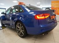 2015 AUDI A4 2.0 TDi S LINE BLACK EDITION PLUS in SEPANG BLUE with BLACK LEATHER & 19″ ALLOYS