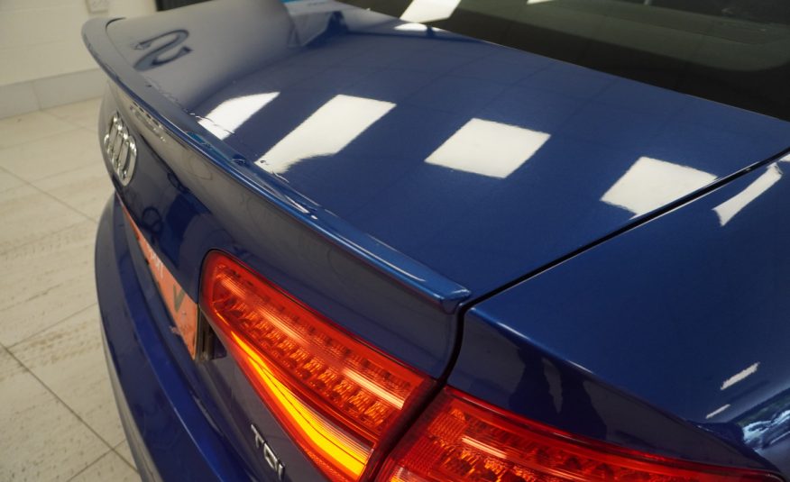 2015 AUDI A4 2.0 TDi S LINE BLACK EDITION PLUS in SEPANG BLUE with BLACK LEATHER & 19″ ALLOYS