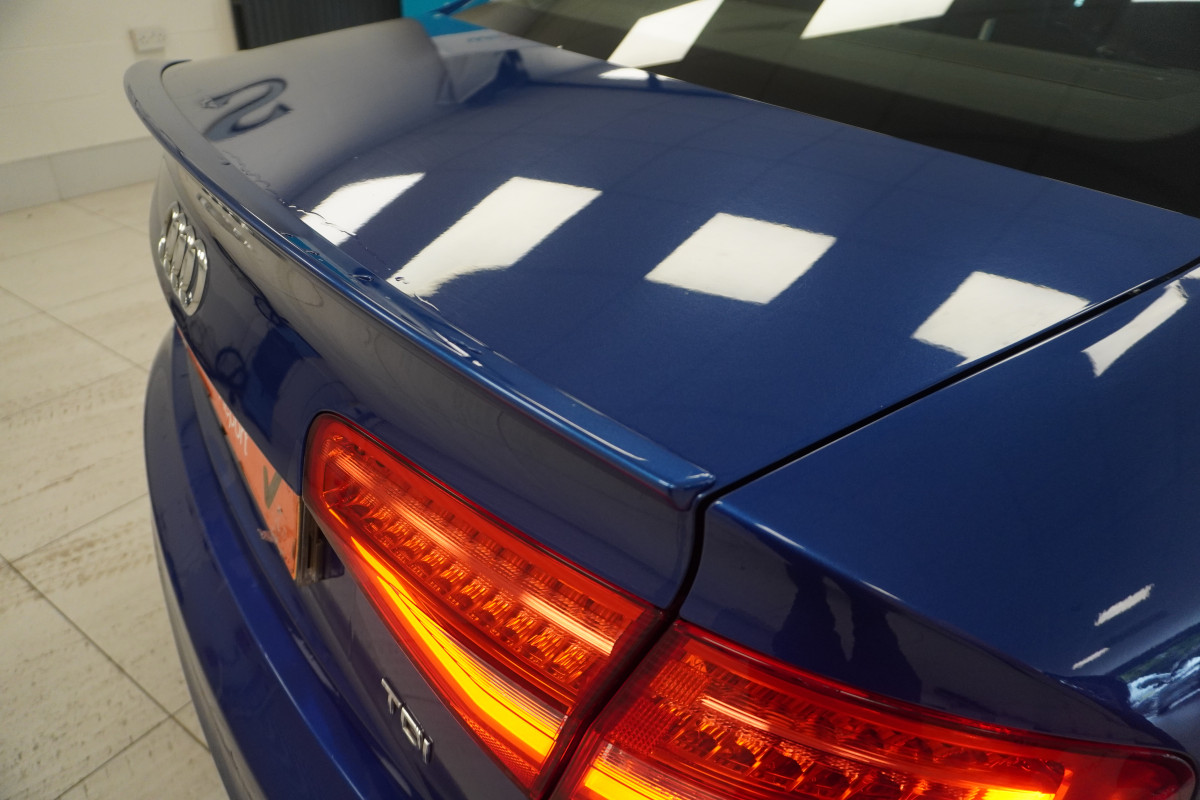 2015 AUDI A4 2.0 TDi S LINE BLACK EDITION PLUS in SEPANG BLUE with BLACK LEATHER & 19″ ALLOYS