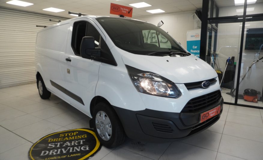 2017 (SEPT) FORD TRANSIT CUSTOM 2.0 TDCi EcoBlue 130PS — NO VAT