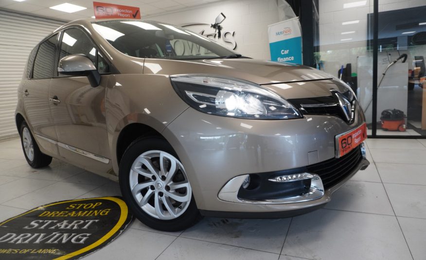 2016 RENAULT SCENIC 1.5 DCI DYNAMIQUE S NAV with ONLY 54,000 MILES — LEATHER & NAV — £20 ROAD TAX