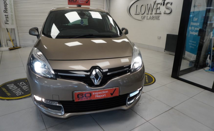 2016 RENAULT SCENIC 1.5 DCI DYNAMIQUE S NAV with ONLY 54,000 MILES — LEATHER & NAV — £20 ROAD TAX