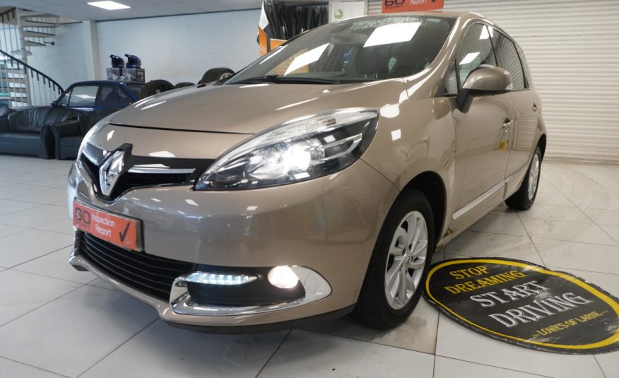 2016 RENAULT SCENIC 1.5 DCI DYNAMIQUE S NAV with ONLY 54,000 MILES — LEATHER & NAV — £20 ROAD TAX