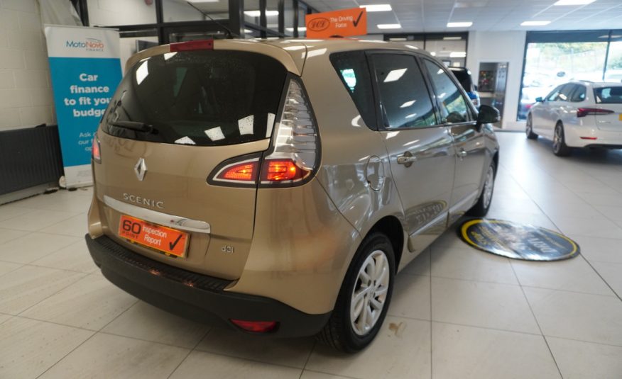 2016 RENAULT SCENIC 1.5 DCI DYNAMIQUE S NAV with ONLY 54,000 MILES — LEATHER & NAV — £20 ROAD TAX