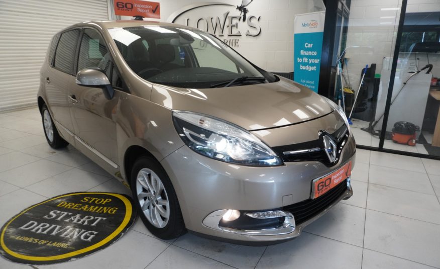 2016 RENAULT SCENIC 1.5 DCI DYNAMIQUE S NAV with ONLY 54,000 MILES — LEATHER & NAV — £20 ROAD TAX