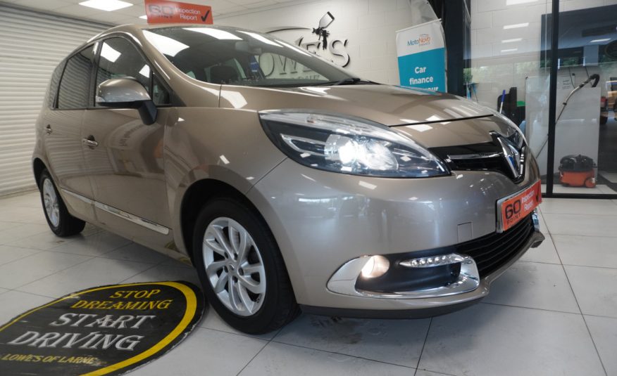 2016 RENAULT SCENIC 1.5 DCI DYNAMIQUE S NAV with ONLY 54,000 MILES — LEATHER & NAV — £20 ROAD TAX