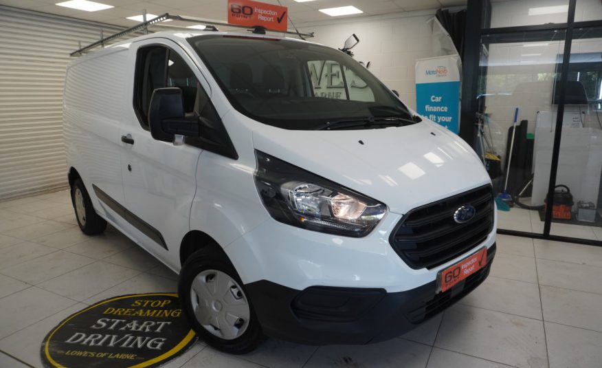2019 (NOV) FORD TRANSIT CUSTOM 2.0 TDCi 300 EcoBlue LEADER — NO VAT — ONLY 87K