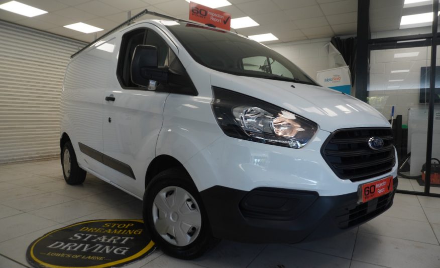 2019 (NOV) FORD TRANSIT CUSTOM 2.0 TDCi 300 EcoBlue LEADER — NO VAT — ONLY 87K
