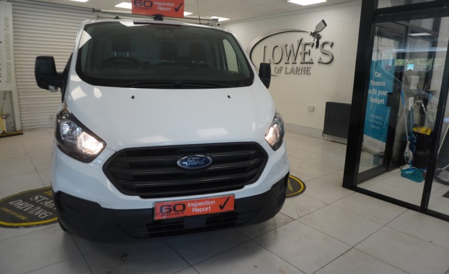 2019 (NOV) FORD TRANSIT CUSTOM 2.0 TDCi 300 EcoBlue LEADER — NO VAT — ONLY 87K
