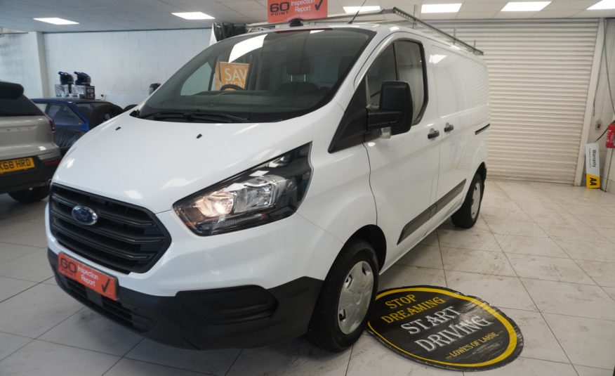 2019 (NOV) FORD TRANSIT CUSTOM 2.0 TDCi 300 EcoBlue LEADER — NO VAT — ONLY 87K