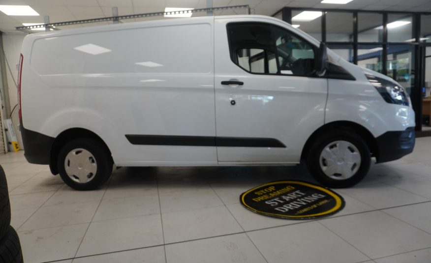 2019 (NOV) FORD TRANSIT CUSTOM 2.0 TDCi 300 EcoBlue LEADER — NO VAT — ONLY 87K