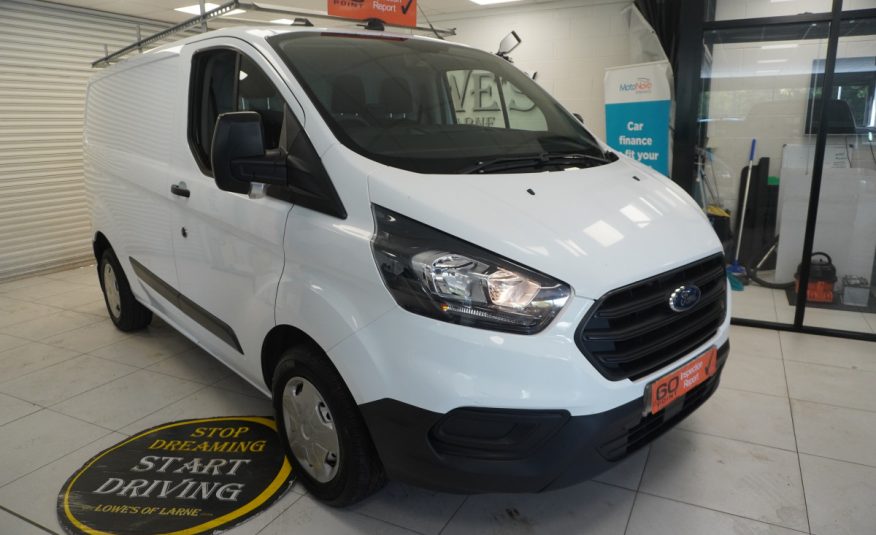 2019 (NOV) FORD TRANSIT CUSTOM 2.0 TDCi 300 EcoBlue LEADER — NO VAT — ONLY 87K