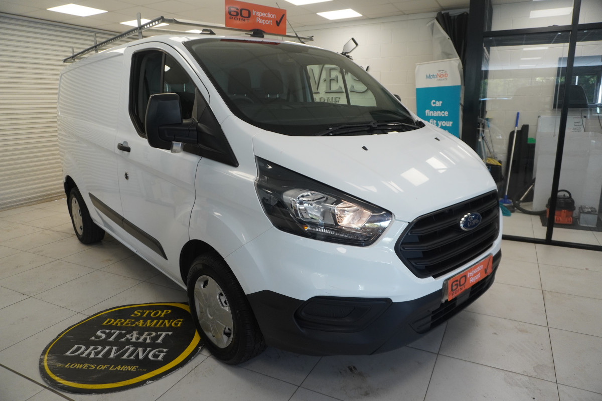 2019 (NOV) FORD TRANSIT CUSTOM 2.0 TDCi 300 EcoBlue LEADER — NO VAT — ONLY 87K