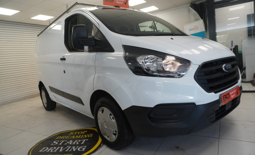 2019 (NOV) FORD TRANSIT CUSTOM 2.0 TDCi 300 EcoBlue LEADER — NO VAT — ONLY 87K