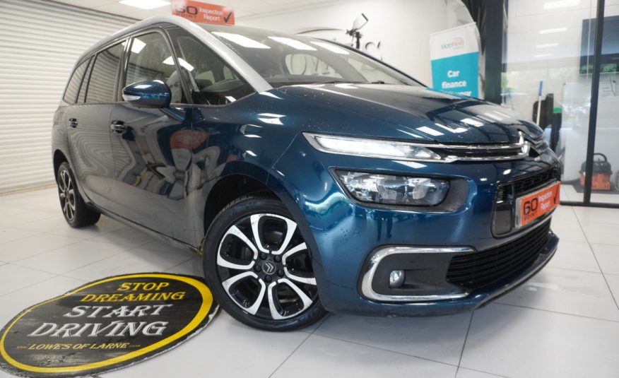 2020 CITROEN GRAND C4 SPACE TOURER 1.5 BlueHDi FEEL PLUS –AUTOMATIC — BLACK LEATHER — 7 SEATER